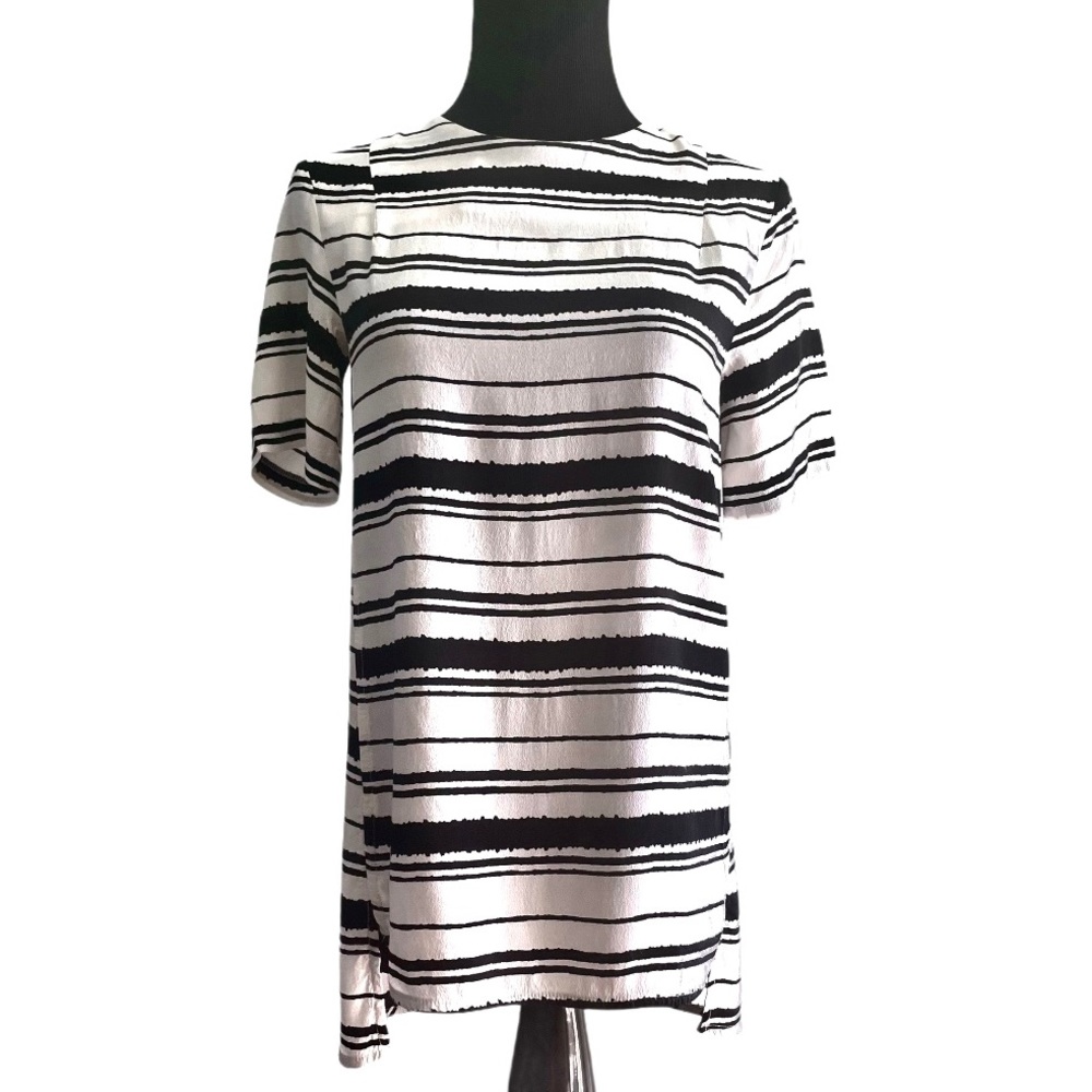 Black & White Striped Tunic